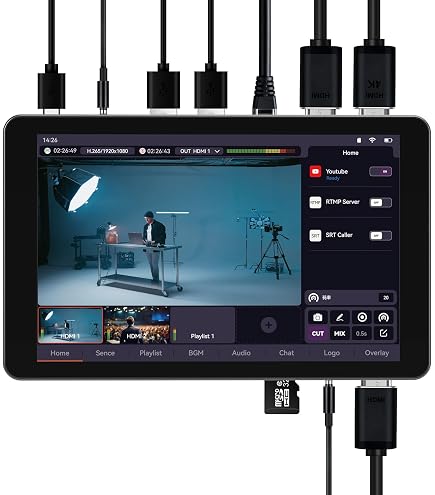Amazon.com: YOLOLIV YoloBox Pro Protable Muti-Camera Live